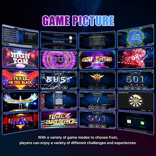 Electronic Dart Board with Auto-Scoring, 11.6 Touch Screen, and 6 Soft Darts