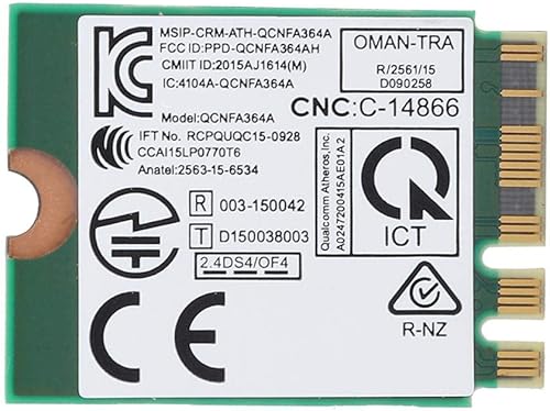 Miniatura 6 de PUSOKEI NGFF M.2 Tarjeta de red, 802.11AC 867M Bluetooth 4.1 de doble banda 2.4G5G módulo NGFF tarjeta para portátil, 802.11abgnac
