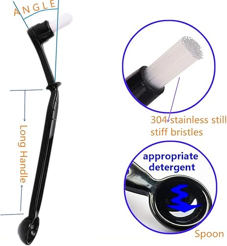Juego de cepillos de limpieza para máquina de café, 2 cepillos limpiadores de espresso con herramienta de cuchara, cepillo de cabeza de grupo,