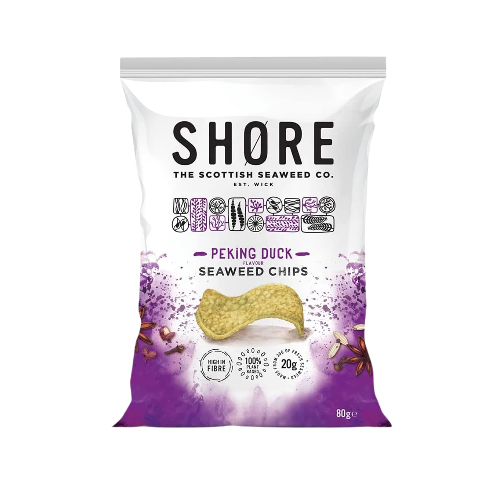 Shore Asian Peking Seaweed Chips, 80g