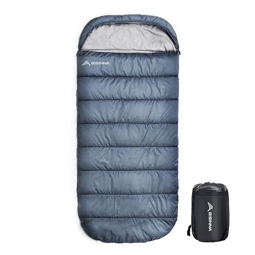BISINNA XXL Sleeping Bag(90.55'x39.37') for Big and Tall Adults Plus Size