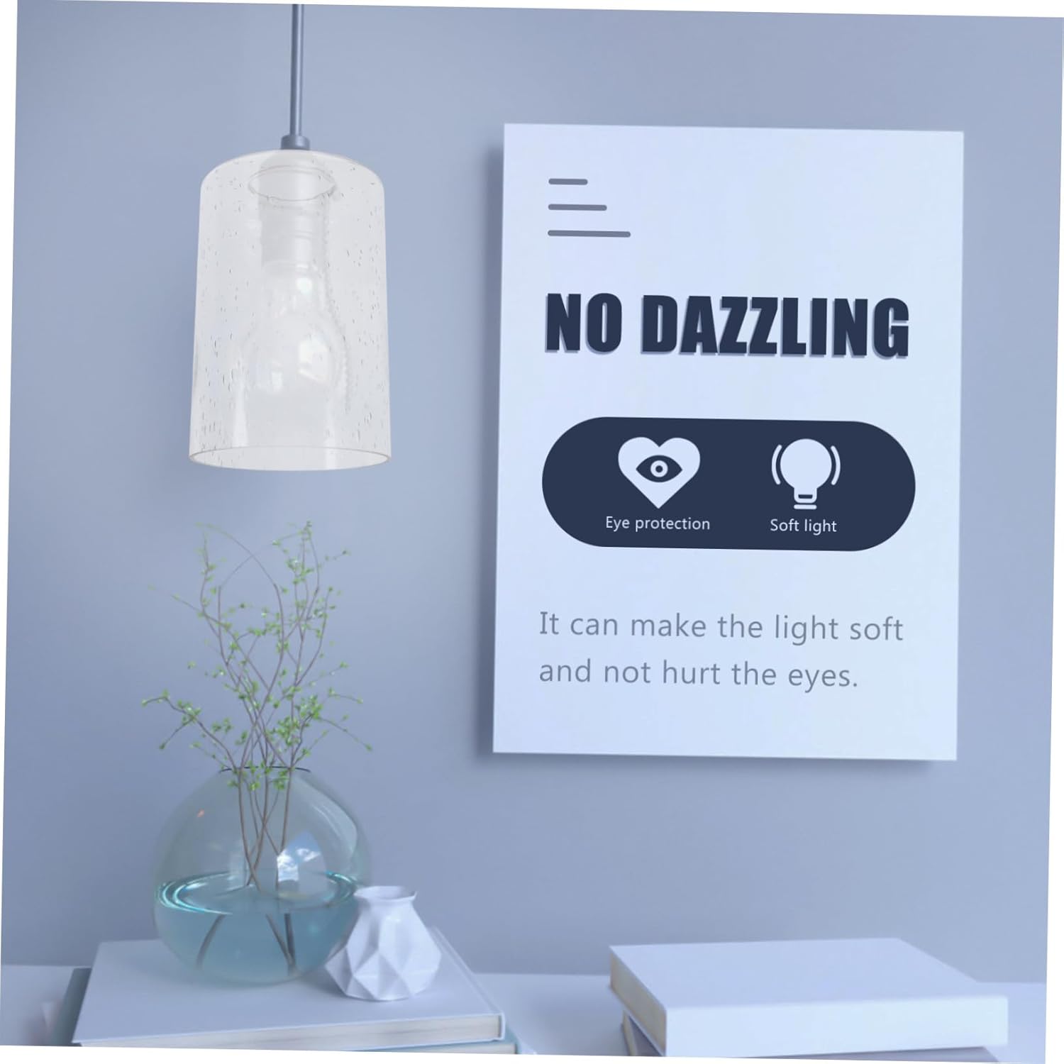 2pcs Glass Lamp Shades Replacement for Wall Lamps Indoor Cylinder Bubble Design Protective Cover for Chandelier and Ceiling Light Fixtures