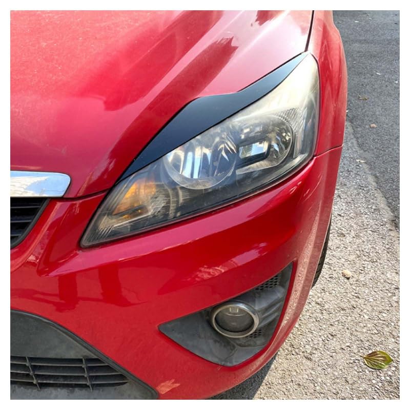 Cache-Sourcils phares Ford Focus 2008-2011 masque rayures noir