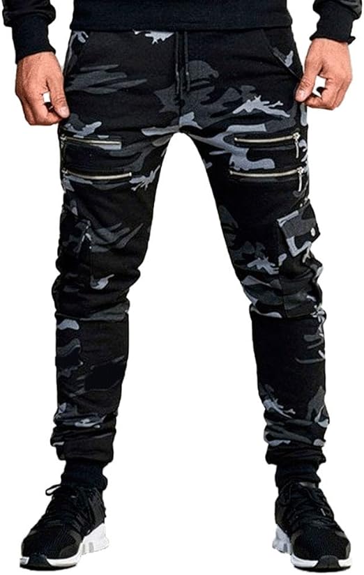 Pantaloncini Cargo Da Uomo In Pile Solido Pantaloni Da Jogging
