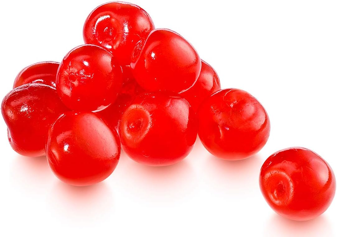 Fresh Sicilian Candied Cherries - Italian Import. - Frank and Sal Bakery.. 1 Pound