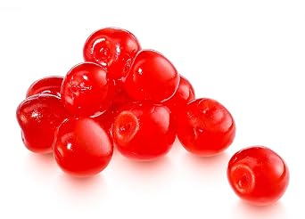 Fresh Sicilian Candied Cherries - Italian Import. - Frank and Sal Bakery.. 1 Pound