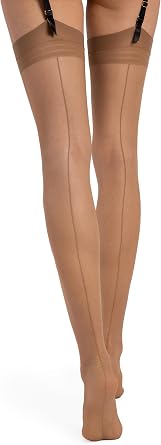 Sheer Marlena Backseam Stockings by Fiore Hosiery