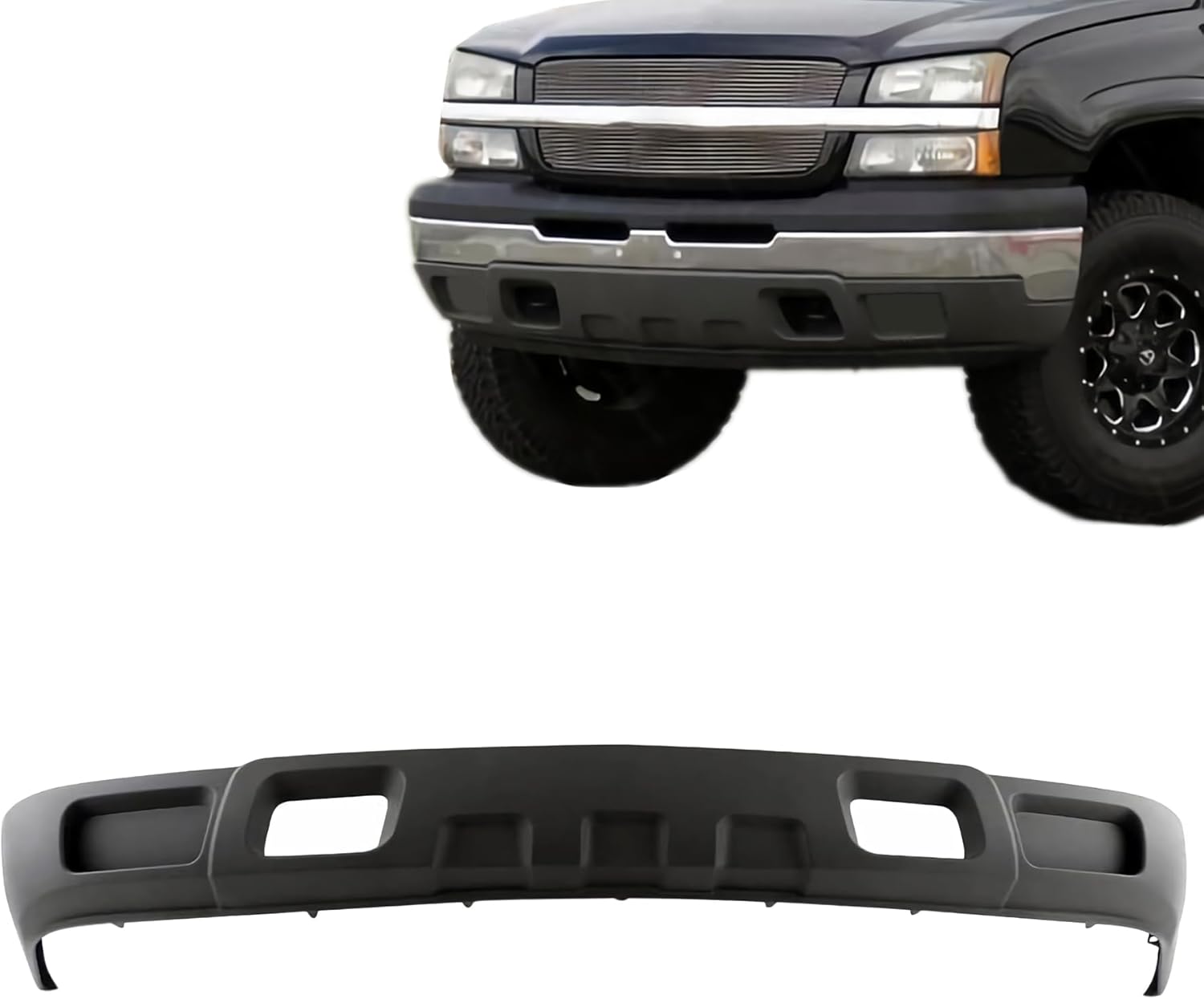 CarPartsDepot Texture Front Bumper Dam Valance Lower Air Deflector Compatible For Chevrolet Compatible For Chevy Silverado 1500 HD 2500 3500 Extended Standard Crew Pickup Cab & Chassis 2003-2007