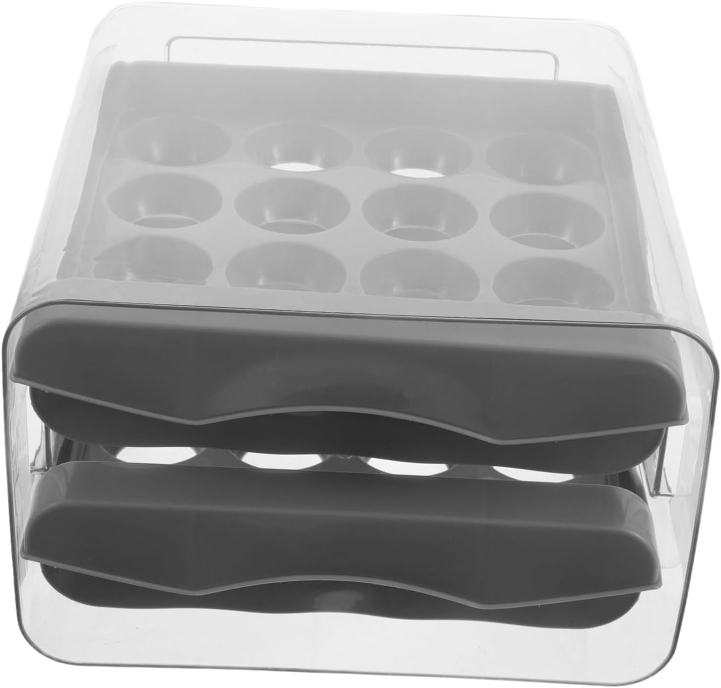 Egg Storage Box Fridge Drawer Refrigerator Eggs Fridge Organizer Kitchen Organizer Grey Pp