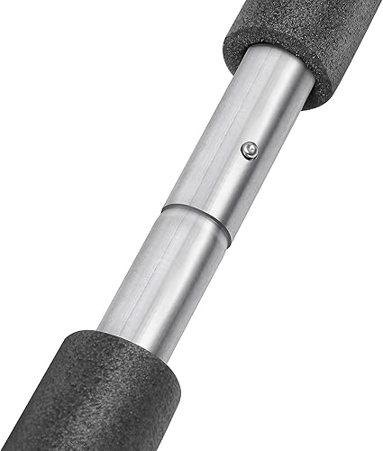 Miniatura 7 de Red de recinto de cama elástica de 14 pies con postes universales de repuesto y accesorios (solo apto para trampolín de 14 pies con 6 postes)