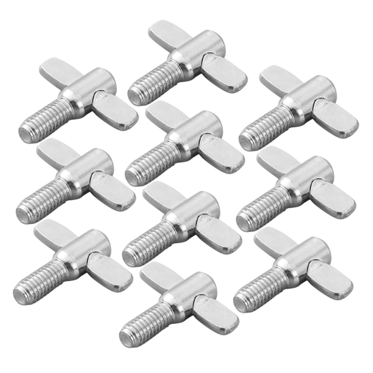 FUNOMOCYA10pcs Drum Screws Screw for Cymbal Drum Kit Screw Cymbal Wing Screws Cymbal Fastener Accessories Drum Kit Fasteners Cymbal Fastener Screw Cymbal Screws Fixing Screw