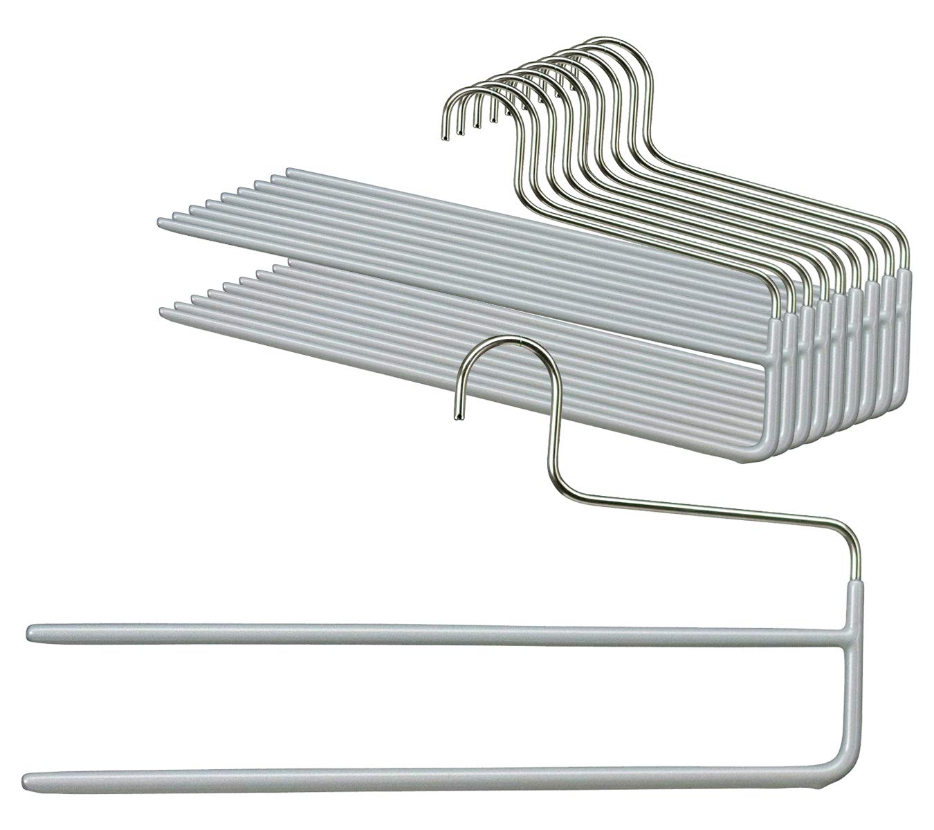 Set 5 grucce stampelle appendiabiti rivestimento antiscivolo | Leroy Merlin