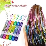 La tiza de color del pelo es inofensiva y no tóxica, no alérgica temporal.