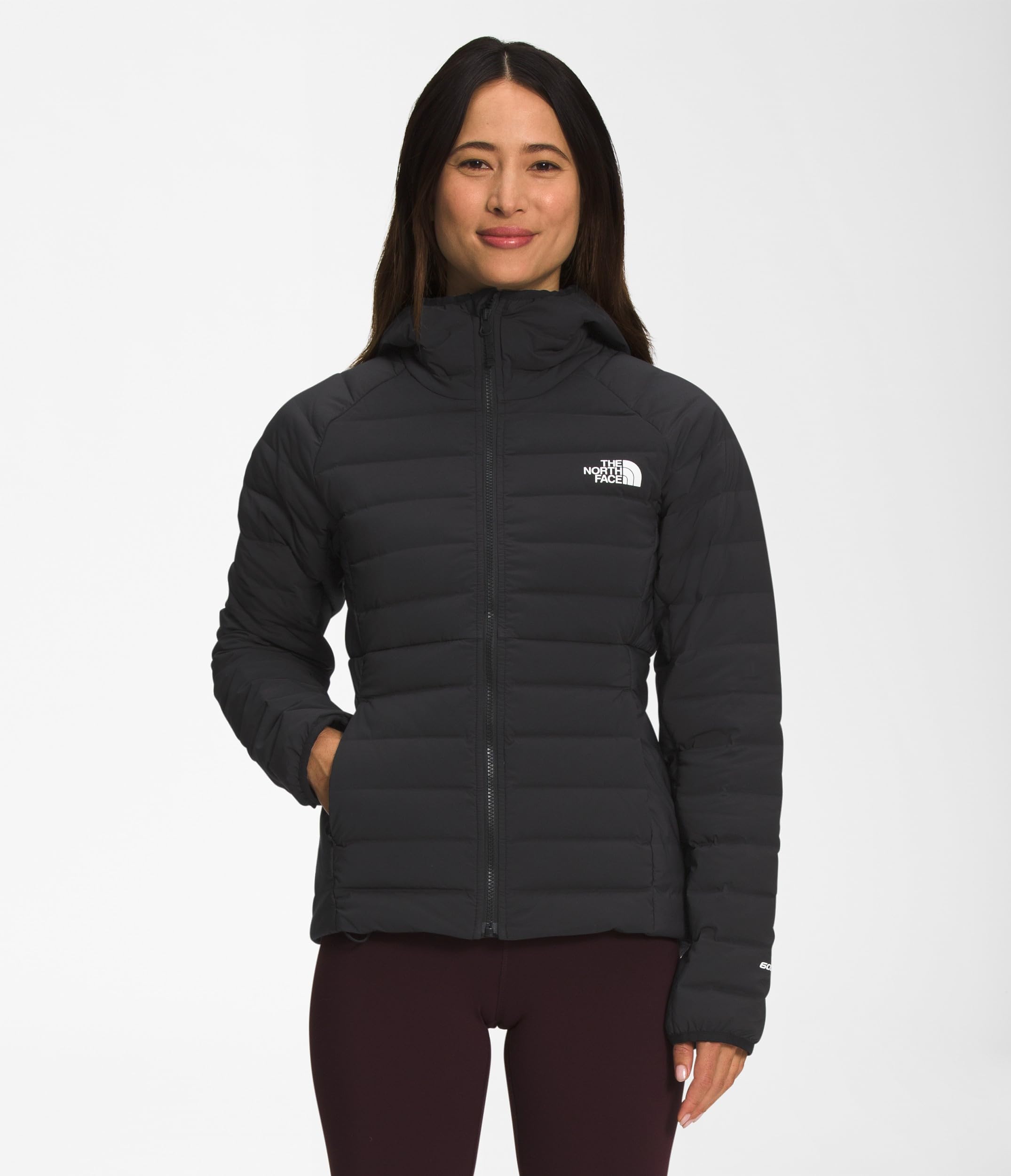 The North Face Women's Belleview Stretch Down Hoodie Jacket, Tnf Black/Npf, M