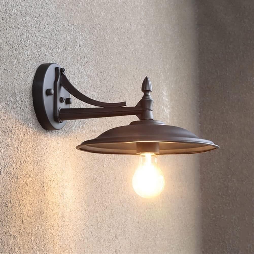 HUAYUSEDF Wall Lamp Outdoor Light Fixtures Barn Sconce Farmhouse Porch Mount Waterproof Exterior Lantern Garden Garage Lighting Fixture,Indoor(OneColor)