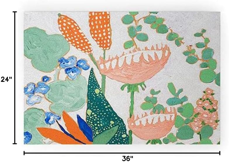 Society6 2021 Welcome Mat, 36" x 24", Lara Lee Meintjes Proteas and Birds of Paradise