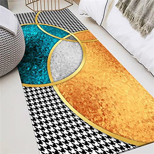 Tapis de chambre lavable jaune anti-poussière grand format pour maison