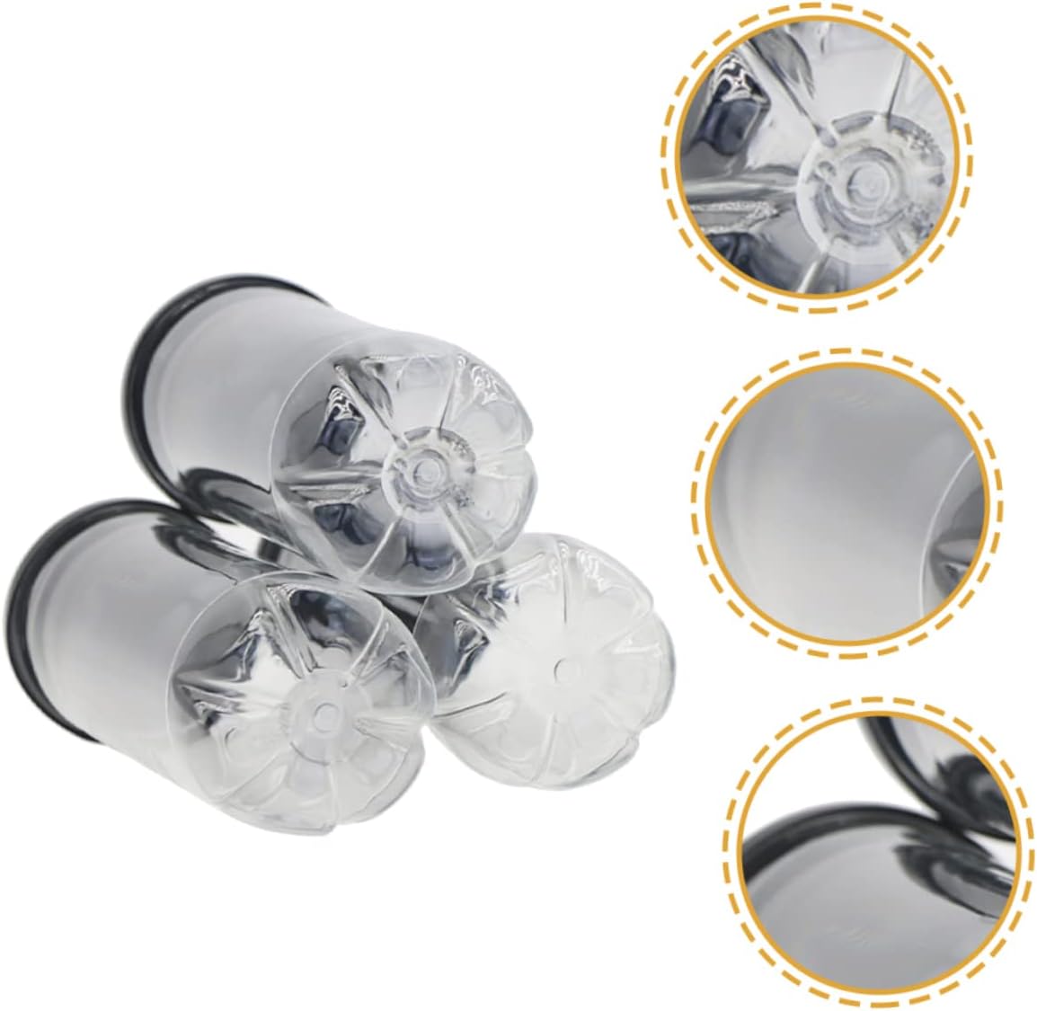 3pcs Tennis Ball Storage Bottle Balls Holder Table Tennis Organizer Sports Accessory