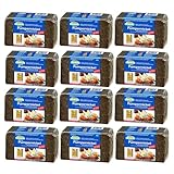 Mestemacher Pumpernickel Bread, 17.6 Oz – Authentic German Whole Rye Pumpernickel Bread, Dense European Bread, High Fiber, Non-GMO, Ready to Eat, Long Shelf Life (Pack of 12)