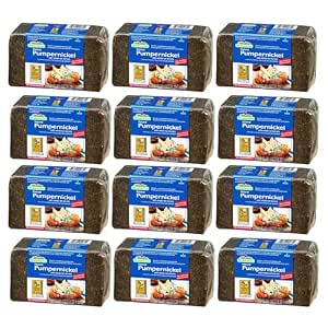 Mestemacher Pumpernickel Bread, 17.6 oz, Pack of 12