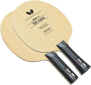 Butterfly SK Carbon Table Tennis Blade - TAMCA 5000 Carbon Fiber Blade - Professional Butterfly Table Tennis Blade - Available in FL and ST Shakehand Handle Styles - Made in Japan