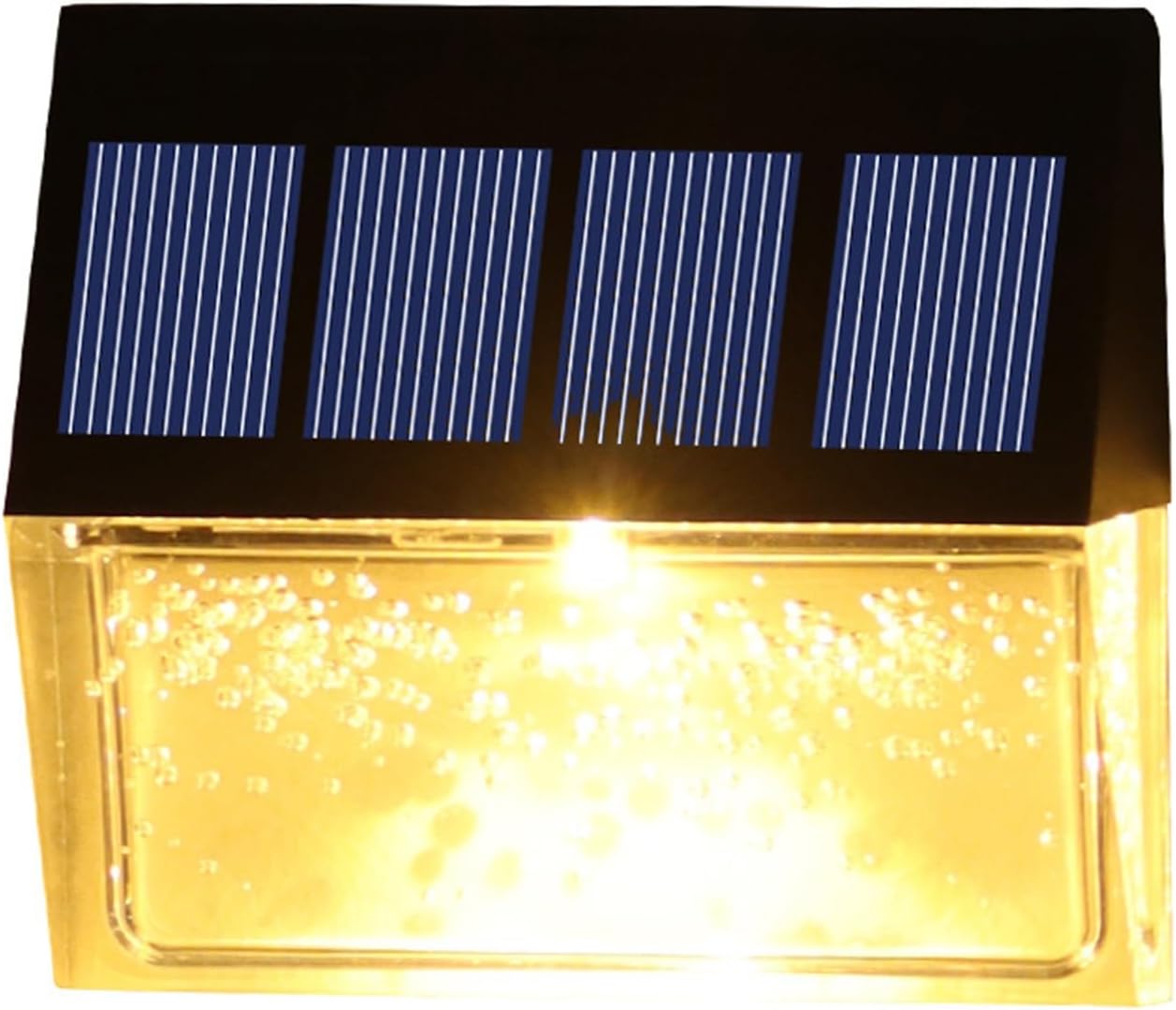 Porceosy Outdoor Lamp Glare Free Decorative Rust-Proof Solar Wall Light Outdoor Garden Lamp Decoration Compatible with Yard 1pc