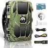 KINKA-Trail Camera for Hunting with Night Vision Waterproof, 20MP Scouting Camera for Outdoor Wildlife Monitoring SD Card Included