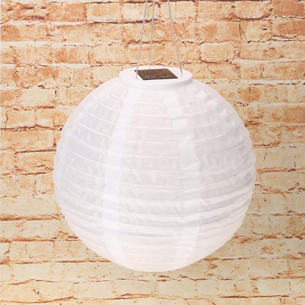 Lot De 8 Lanternes Solaires Chinoises 30,5 Cm – Étanches IP55, LED Blanc – Idéales Terrasse Et Fêtes