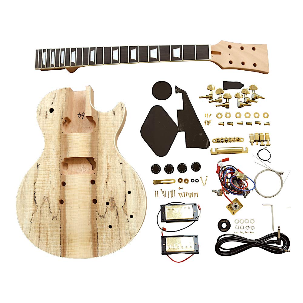 Buy Coban Guitars Build your own DIY Guitar Kit UK LP710 Spalted le