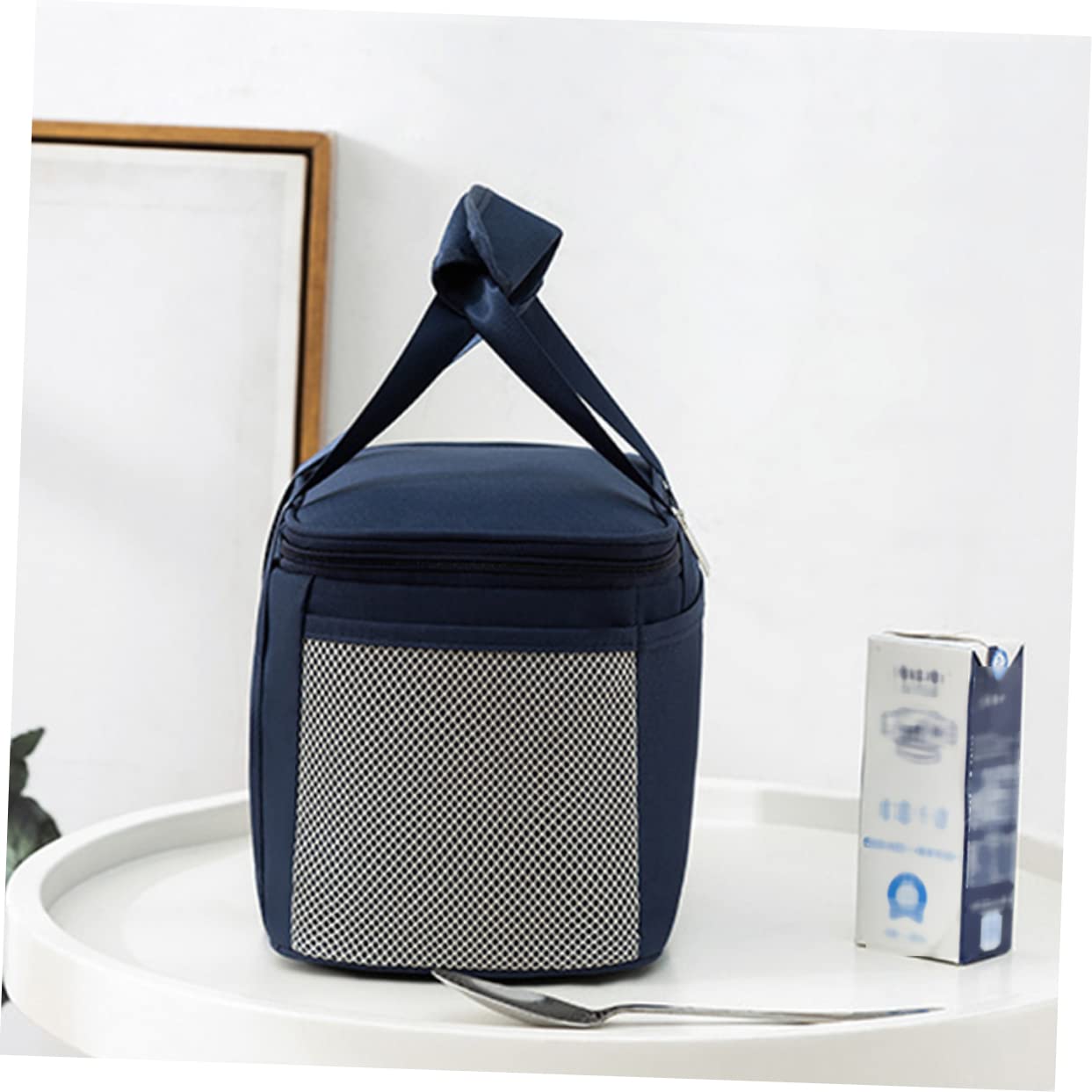Isolierte Lunchtasche aus Oxfordstoff mit Großer Kapazität und Zwei Fächern für Arbeit Picknick Schule