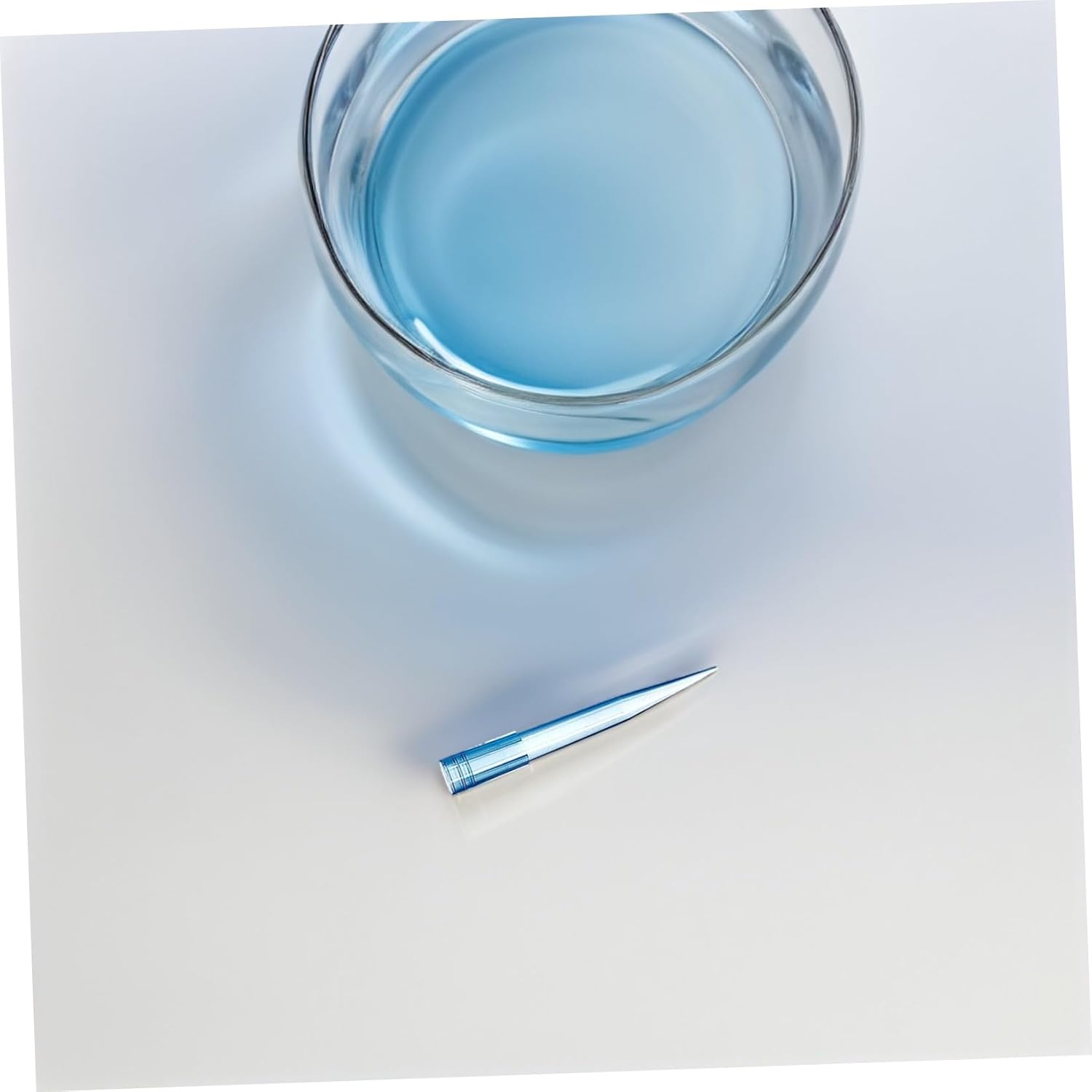 500pcs Blue 1000μl Universal Plastic Pipette Tips Laboratory Liquid Pipettor Tips for Scientific and Use