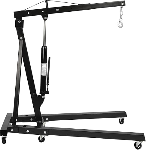 Miniatura 10 de LGXSHOP Elevador de motor plegable de 2 toneladas, elevador de grúa de taller, elevador de elevación hidráulico de 4000 libras, acero al carbono