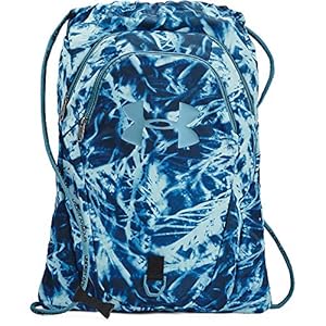 Under Armour Adult Undeniable 2.0 Sackpack , Black (007)/Blue Flannel , One Size Fits All