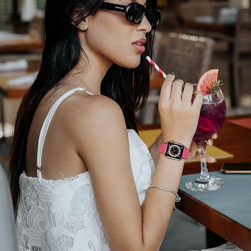 Miniatura 4 de Bifeiyo - Correa loop deportiva de nailon compatible con Apple Watch 49mm, 45mm, 44mm, 42mm, 41mm, 40mm, 38mm, para iWatch Series Ultra, 8, 7, 6, 5,