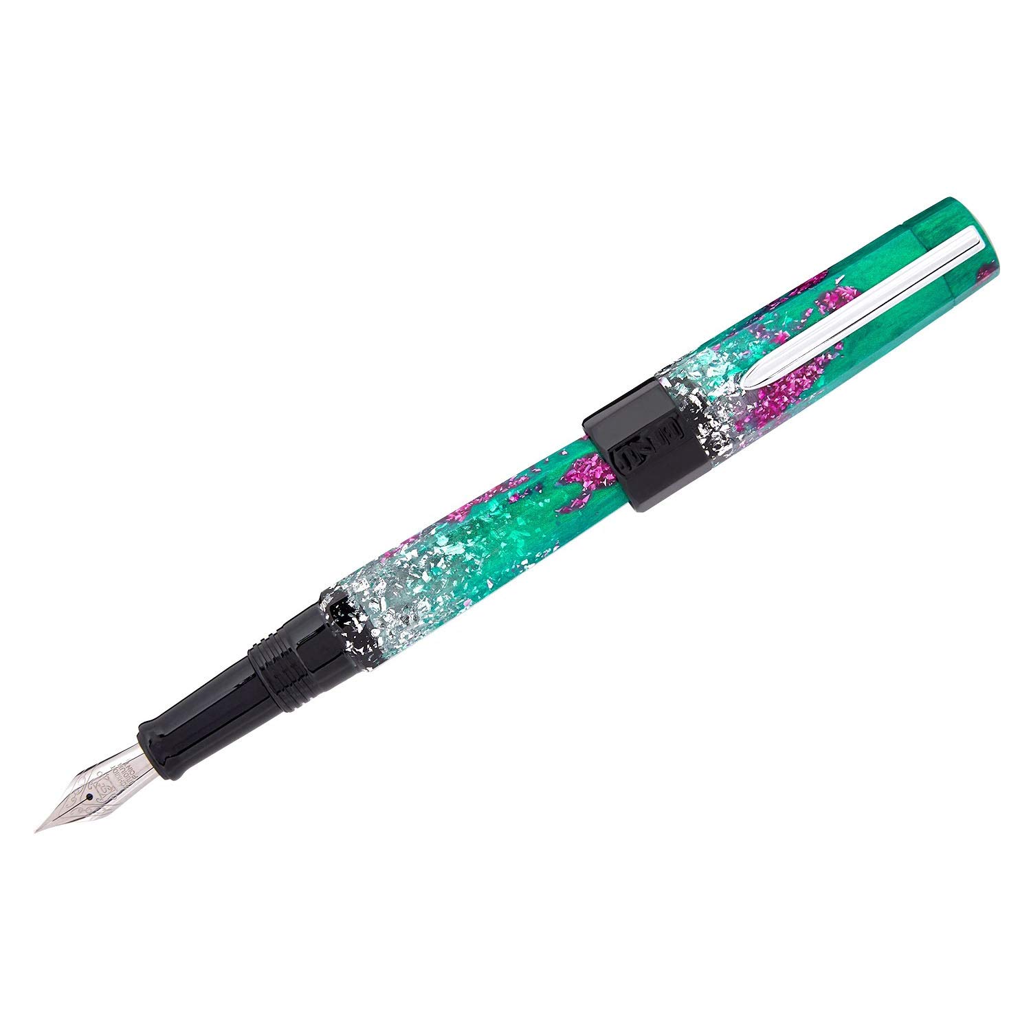 Amazon | BENU Euphoria 万年筆 (ピンクグアバ 細字ペン先) | 万年筆