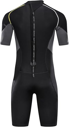 Vista 21 de ZCCO Trajes de neopreno para hombre de 1.5/0.118 in con cremallera trasera para pesca submarina, esnórquel, surf, canoa, buceo 3MM