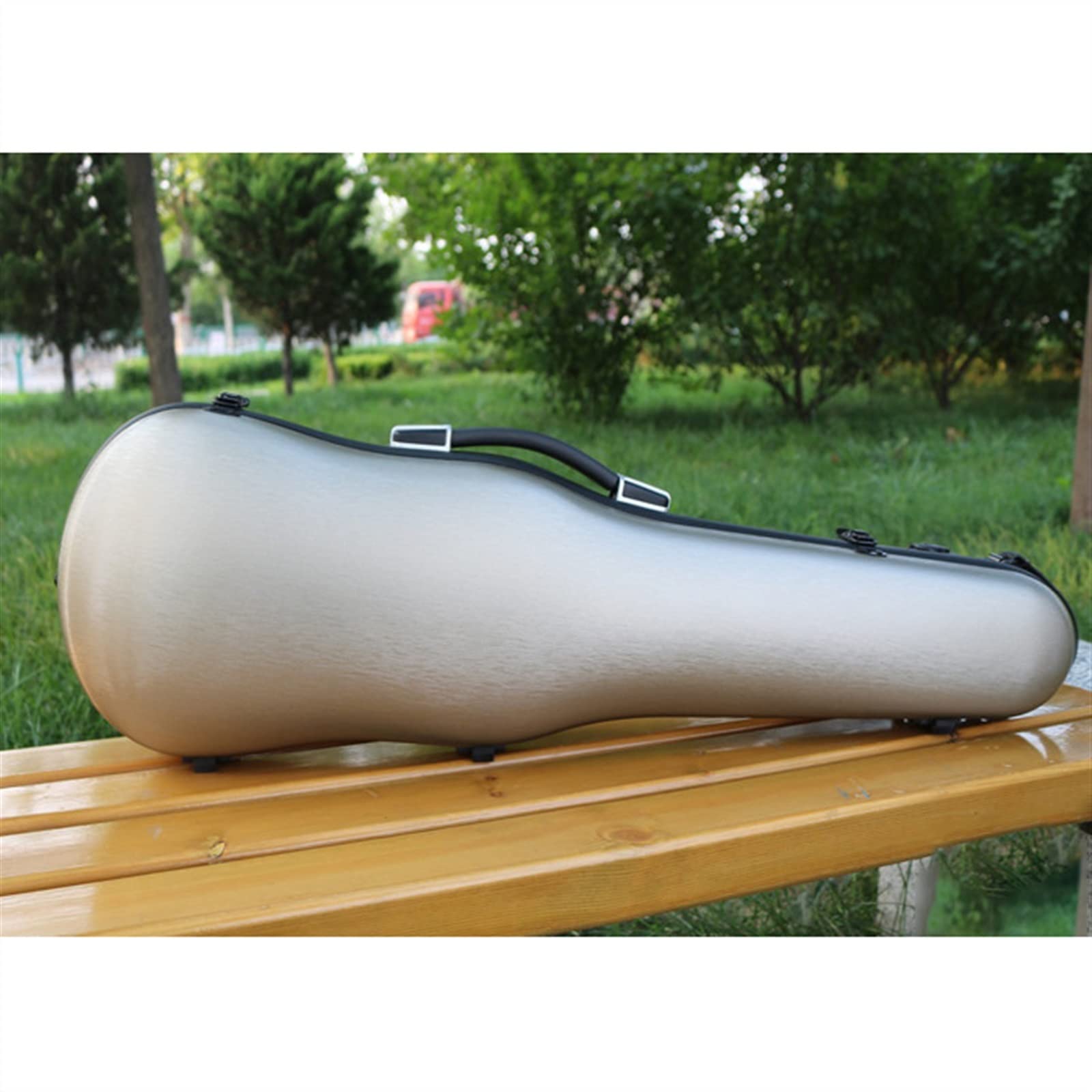 Profesional Violín Caso Estuche De Violín Portátil Ligero De Tamaño 4/4 Con Cerradura De Código Estuche De Fibra De Carbono Violín Caso (Color : 03)