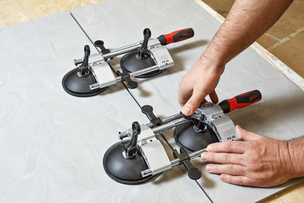 BESSEY Plattenspanner PS 55, Spannweite 10-55 mm, Breite 144 mm, Länge 363 mm, Gewicht 1,68 kg