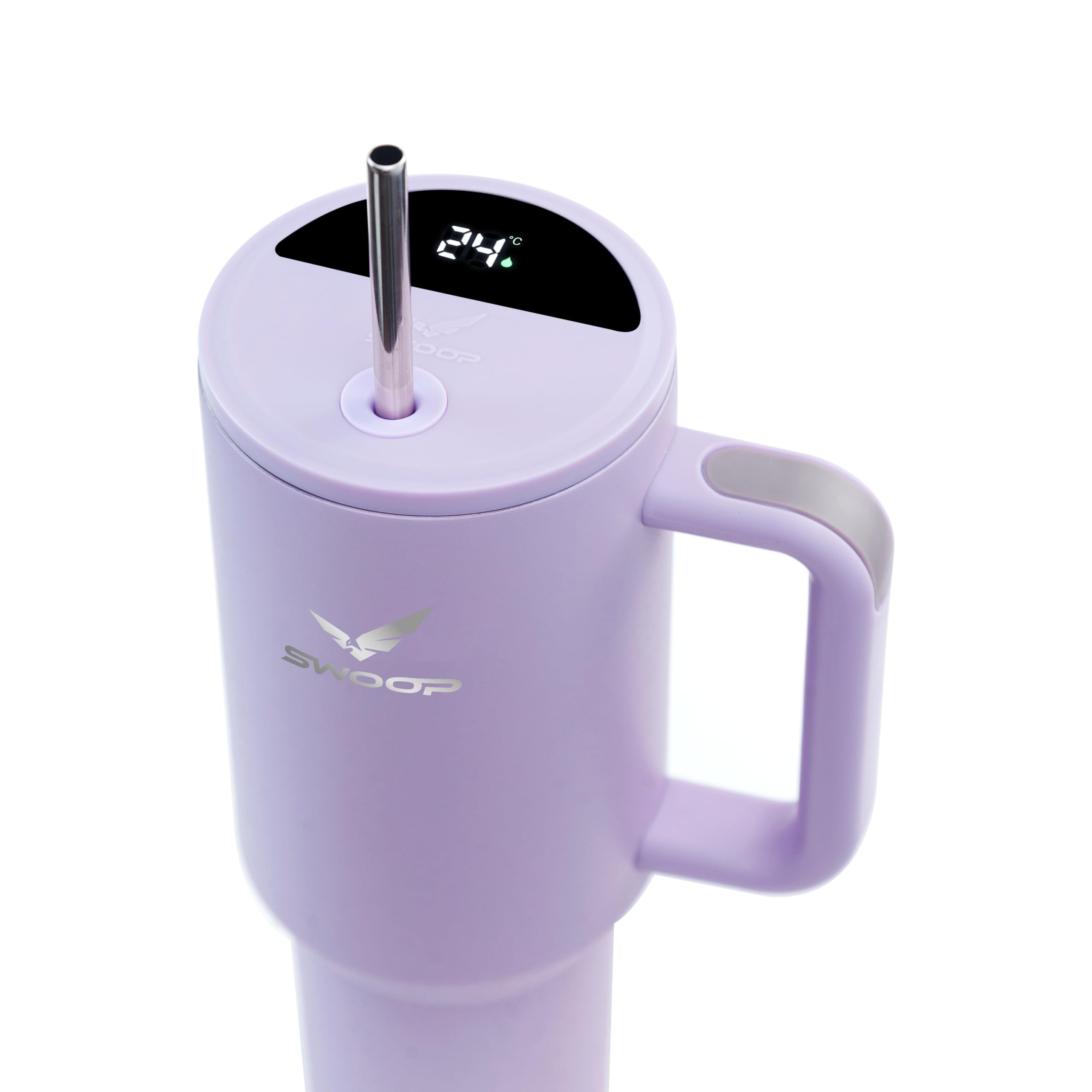 Amazon.com | Swoop Smart Tumbler 40 oz | Stainless Steel Vacuum