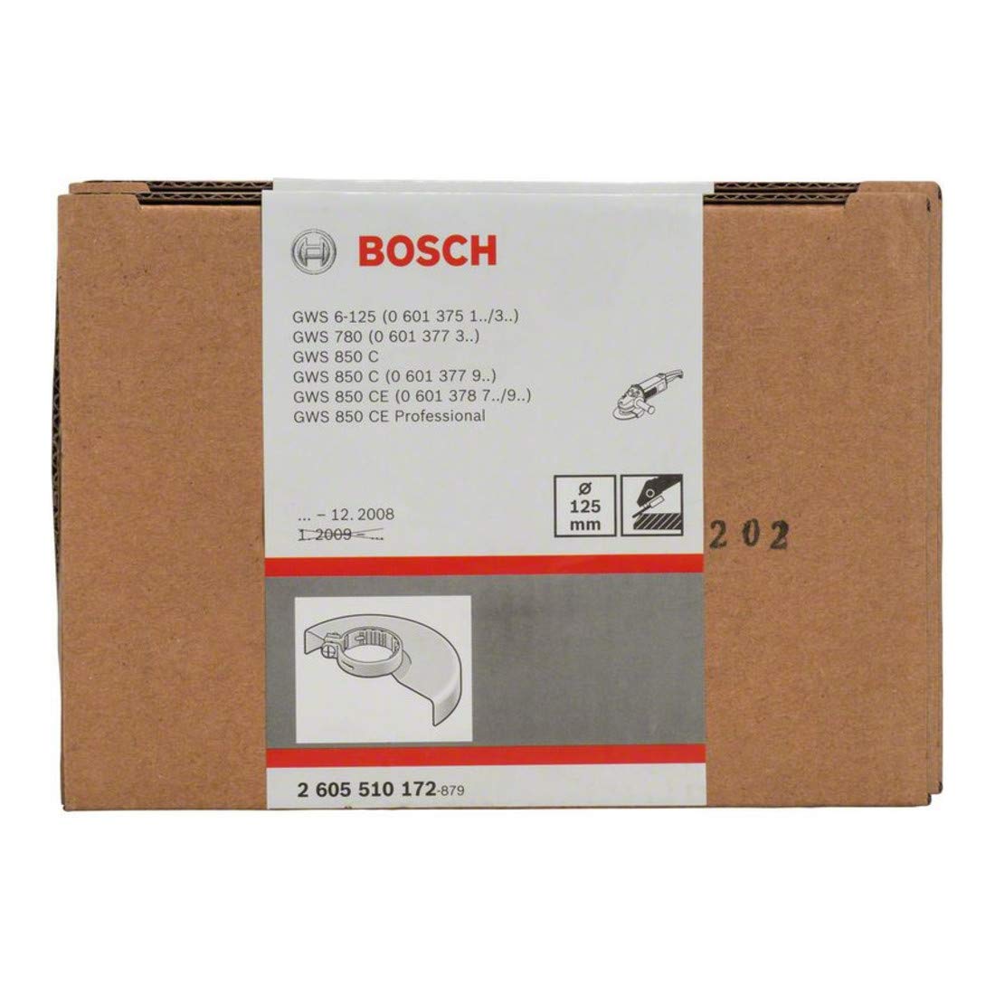 Bosch Accessories Profesisonal Capot de Protection sans Recouvrement (Ø 125 mm, Accessoires Meuleuses Angulaires)