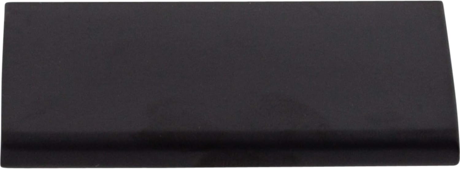 Top Knobs TK501BLK Mercer Collection 3 Europa Tab Pull, Flat Black
