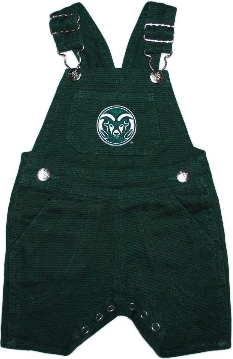 Creative Knitwear Colorado State University Baby and Toddler Short Leg Overalls