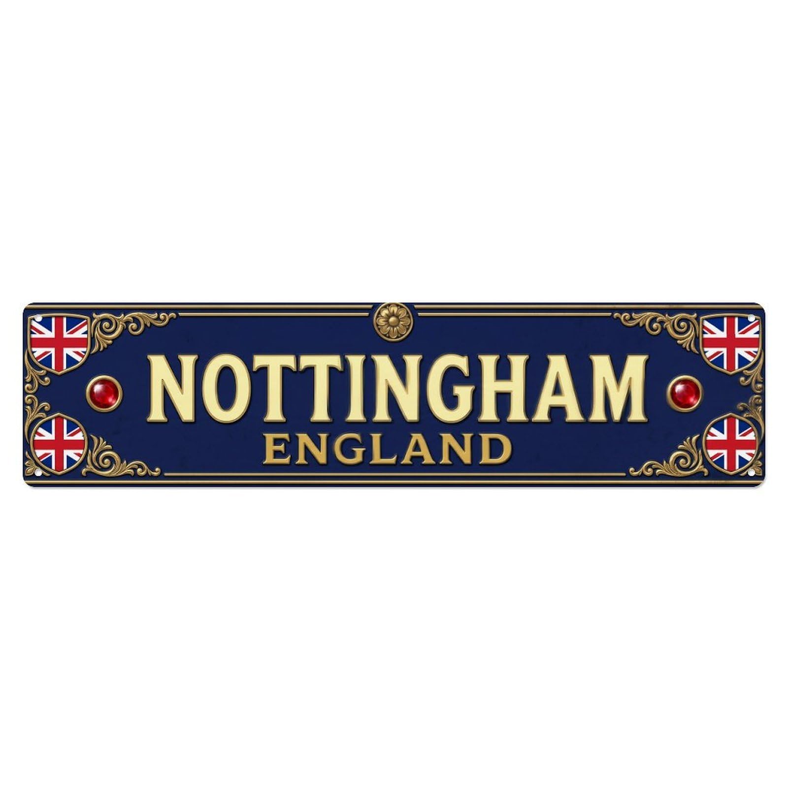 Nottingham England Retro Metal Tin Sign