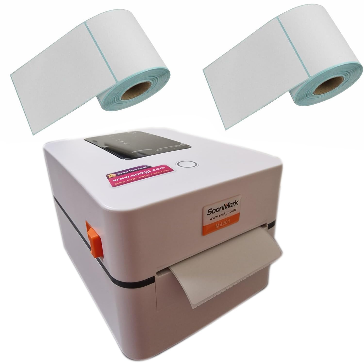 DynaSun Kit M8 Stampante con 1000 Etichette Termiche Adesive Stampa 102x152mm Barcode Etichettatrice Segnacolli Spedizioni GDO Interfaccia USB