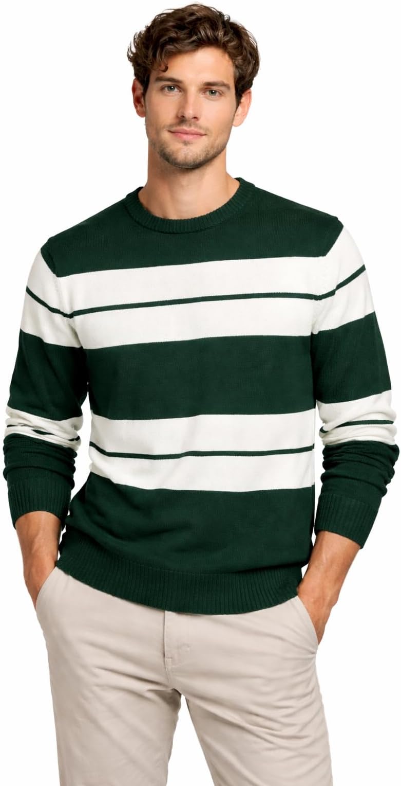 - Men’s Lightweight Winter Pullover | Full Sleeve Knitted Round Neck Layering Tee Sweater for Men