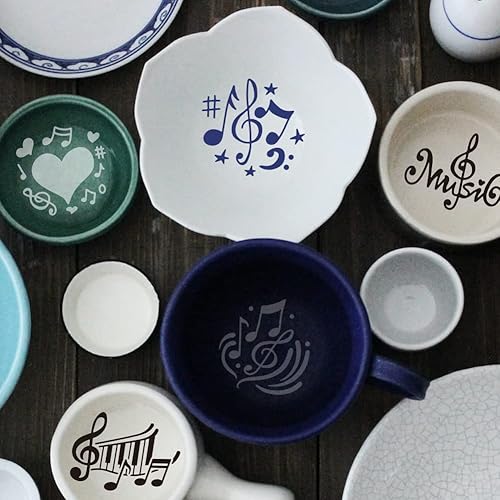 Vista 12 de OLYCRAFT 2 plantillas autoadhesivas de serigrafía de 8.6 x 11 pulgadas, botas de vaquero occidental, plantillas de serigrafía, sombrero Tema vaquero