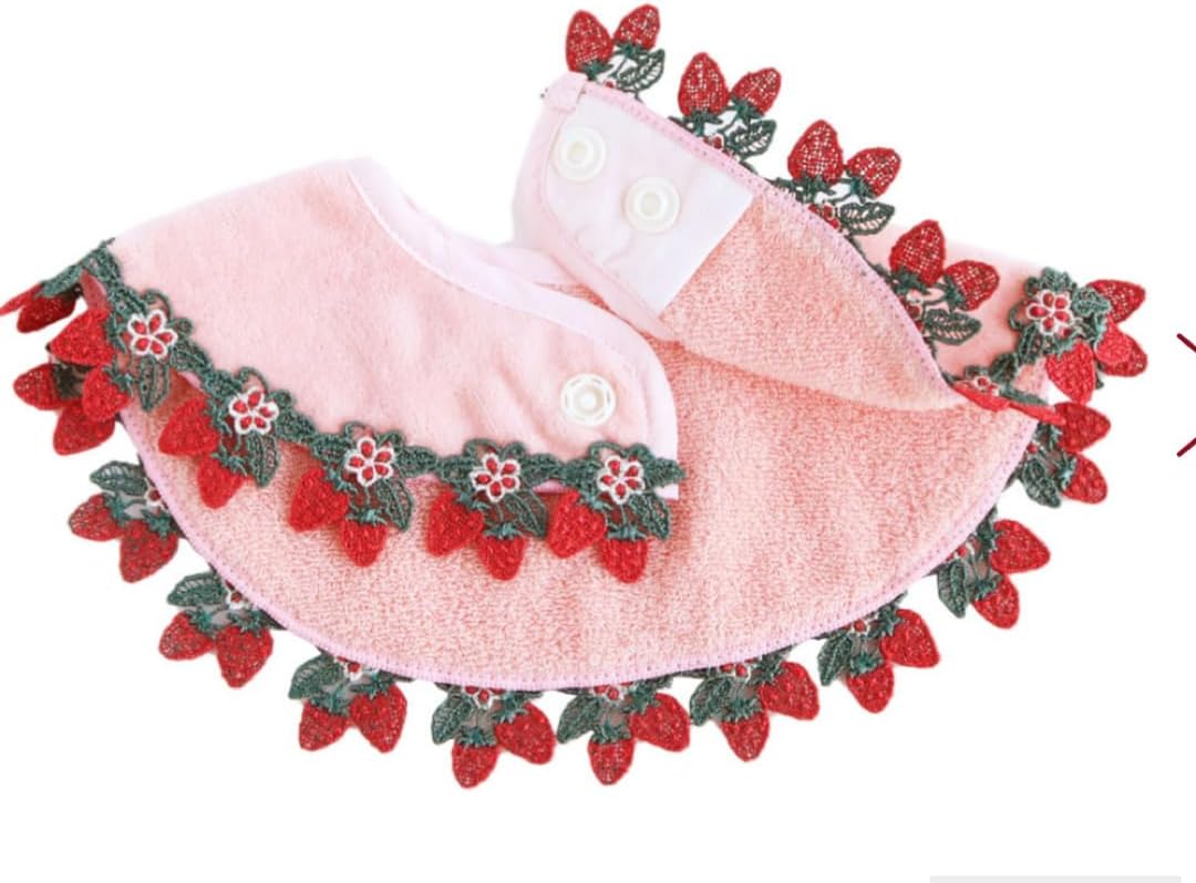 近沢レース ハッピーレース ベビースタイ 春摘みいちご C818 近沢