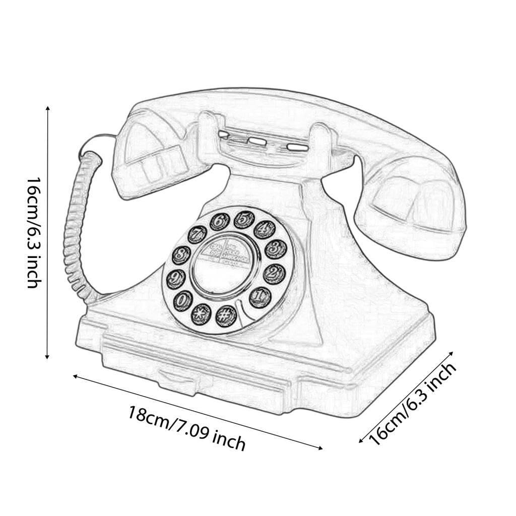 Libro degli ospiti audio creativo Registrazione telefonica Matrimoni e riunioni di famiglia Cattura messaggi al matrimonio Telefono fisso Modello, Bianco, 22.5x16.4x18 cm