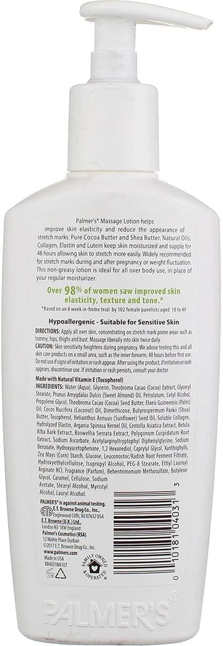 Palmers Cocoa Masło — массажный бальзам для растяжки, серия Marks, 250 мл