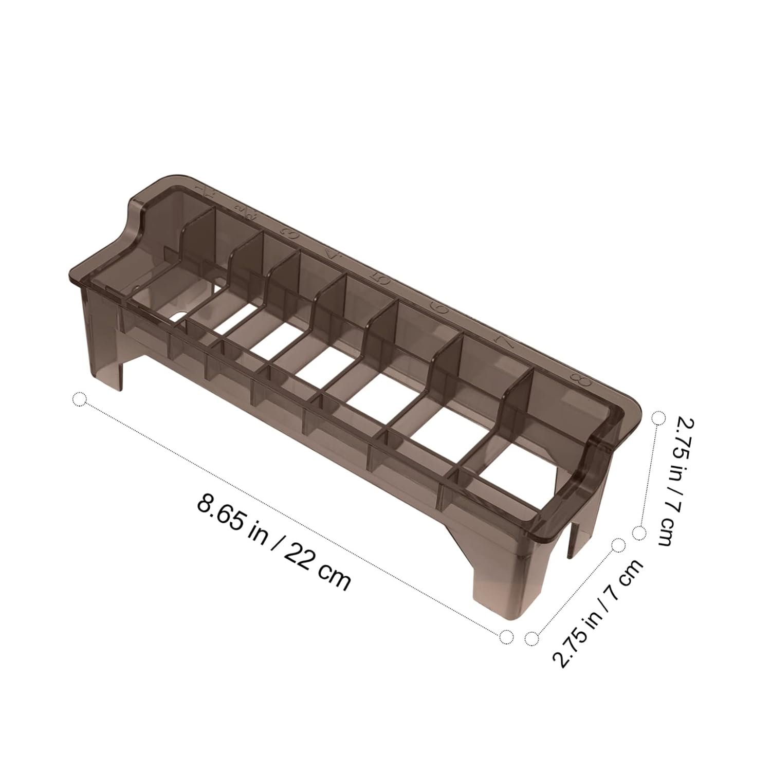 1pc Hair Clipper Comb Organizer Comb Holder Plastic Storage Box Brush Organizer for Vanity